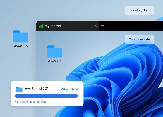 Transfer Files tool