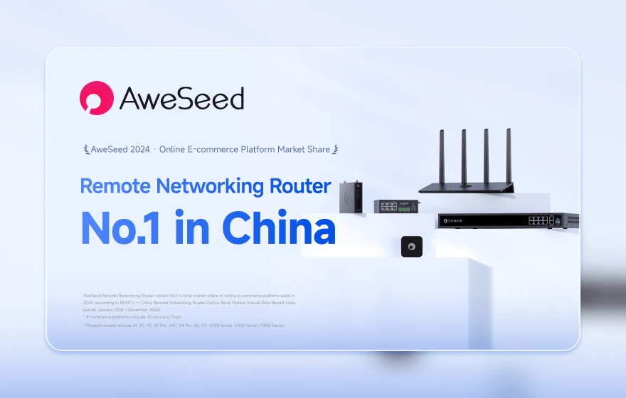 Continue to lead China's off-site network router market, Aweray Aweseed once again topped the sales list