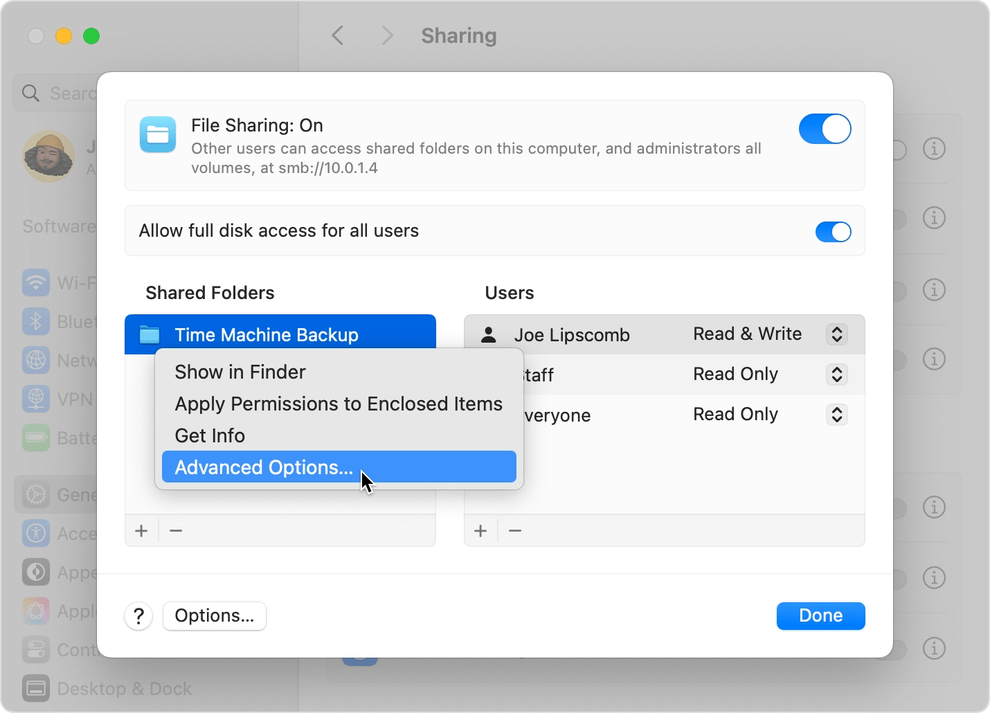 mac Screen Sharing