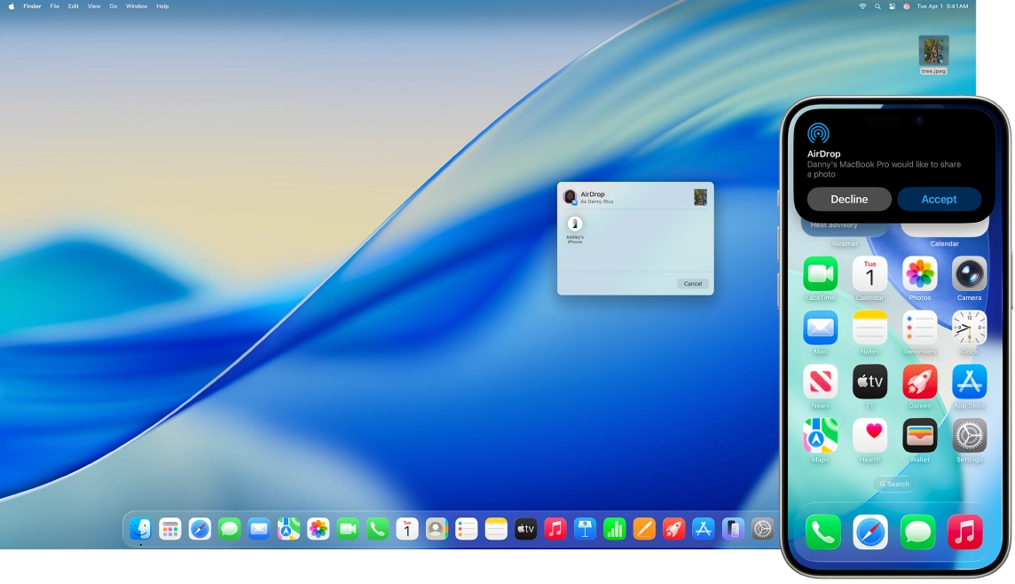 iPhone Nearby mac