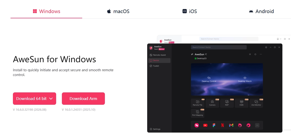 Awesun new version for Windows