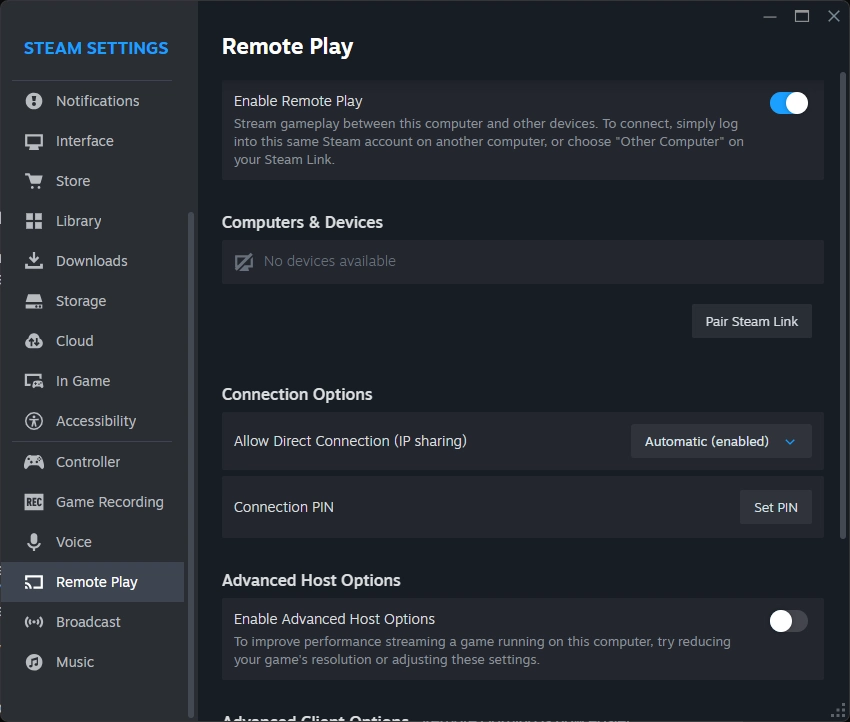  Remote Play Steam Games
