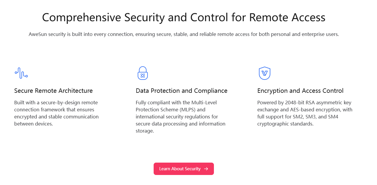 Secure Remote Desktop Software