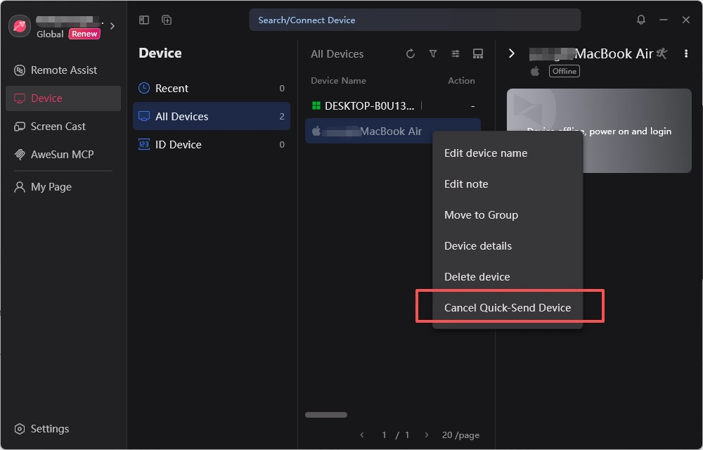 Receiving Device