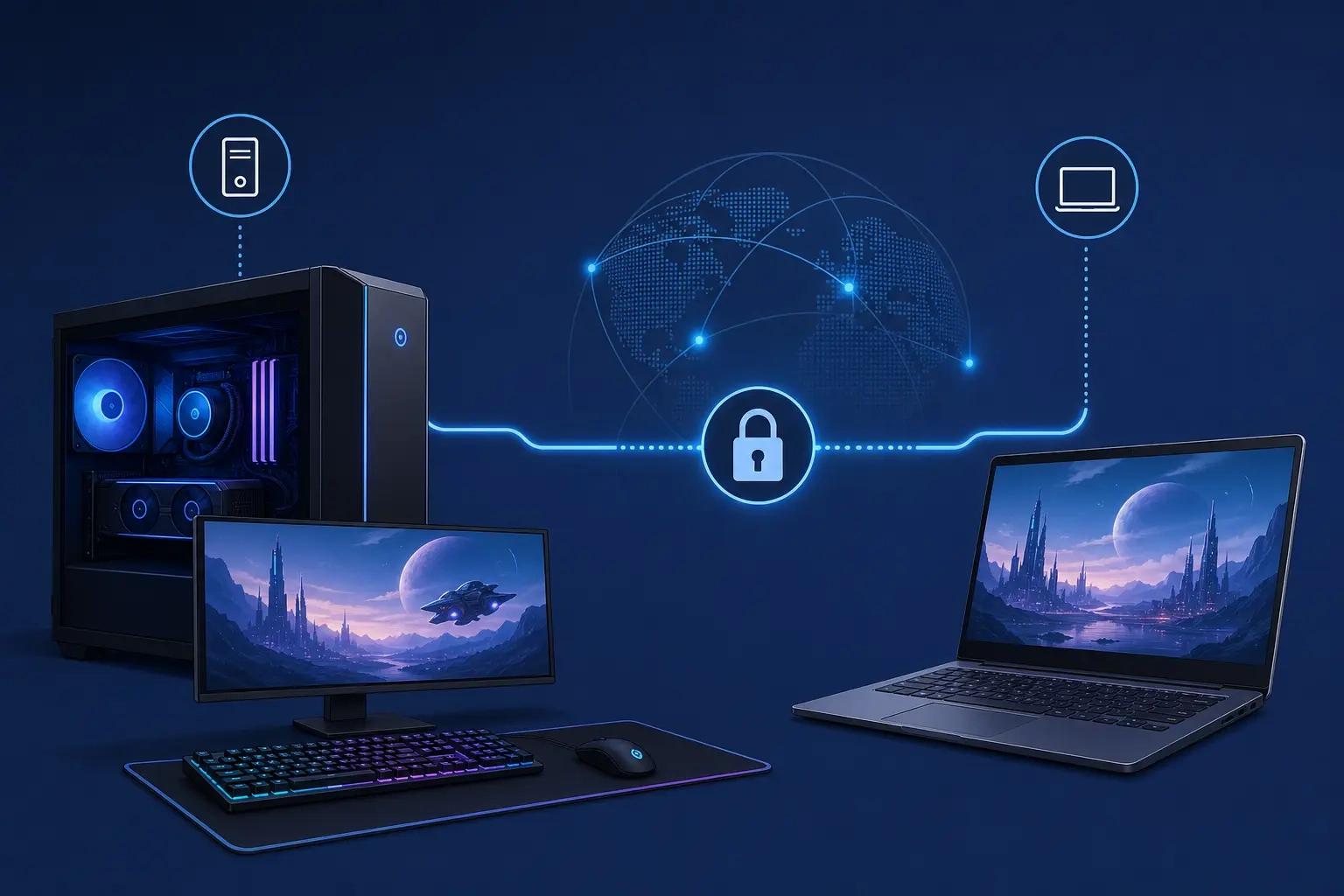 gaming PC remote access