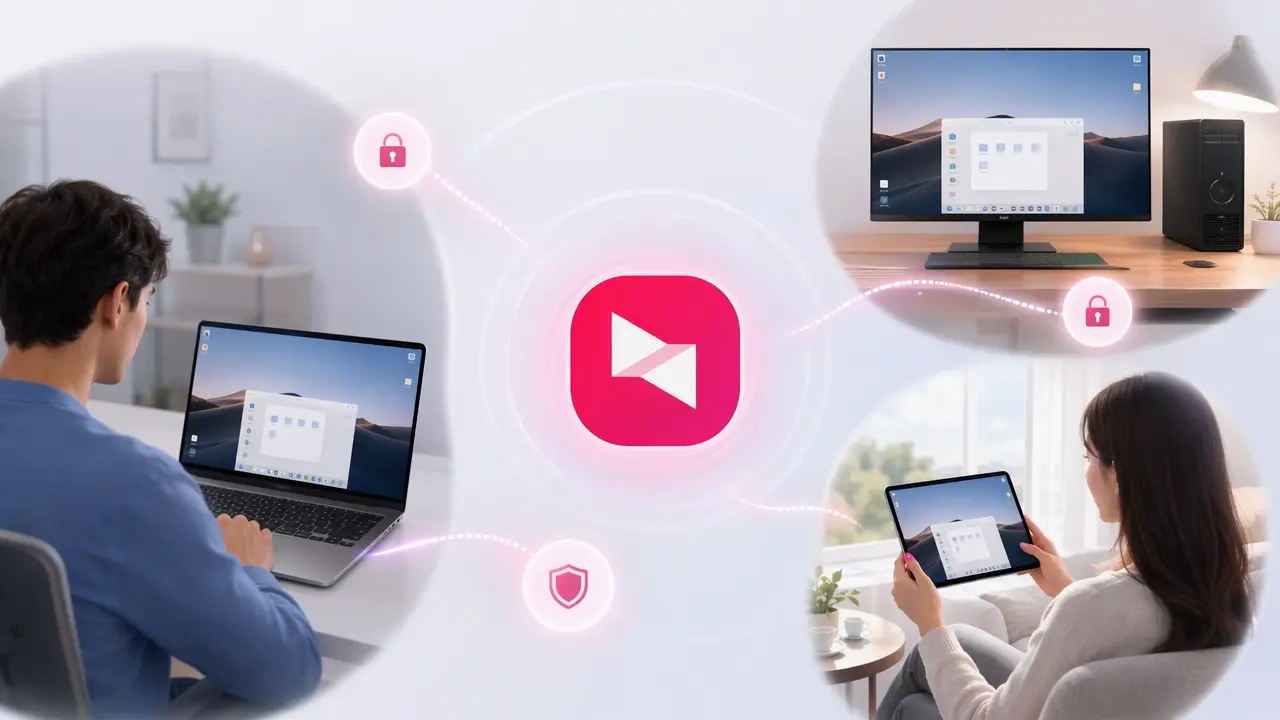 remote desktop security with encrypted remote connections
