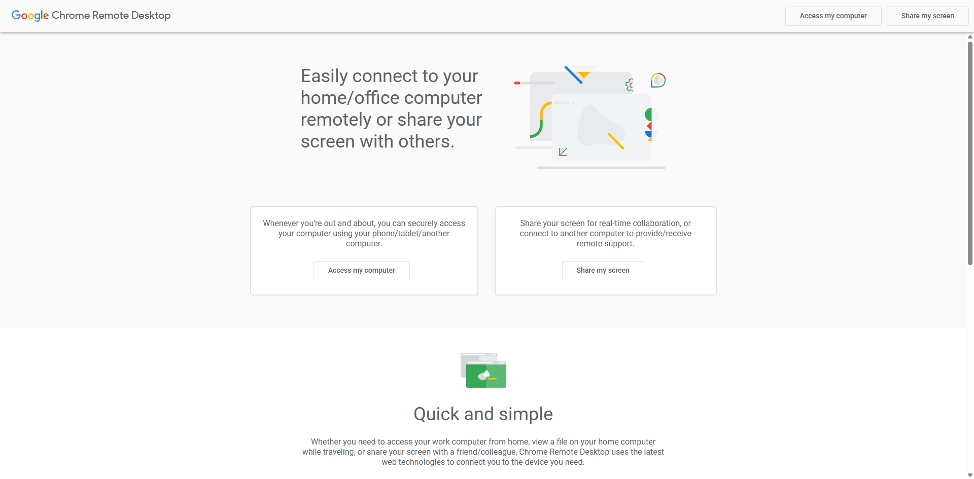 chrome remote desktop