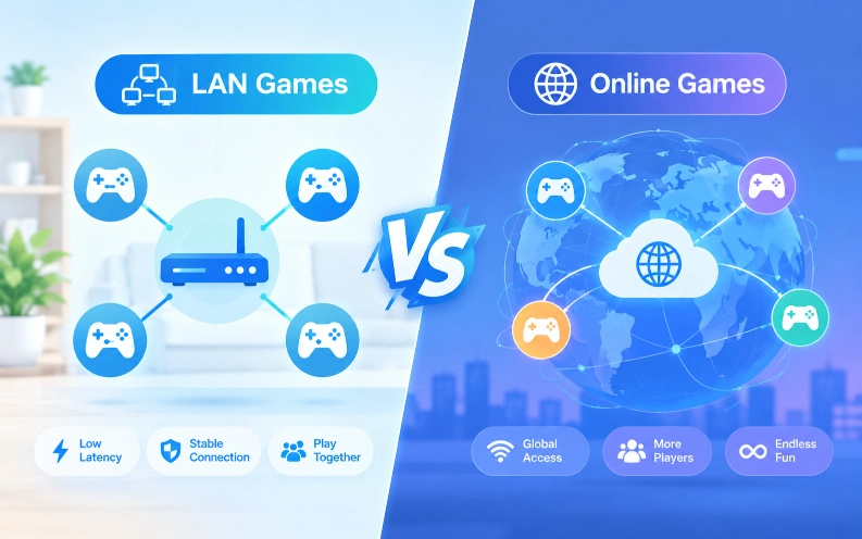 LAN Games vs Online Games: Differences and How to Choose